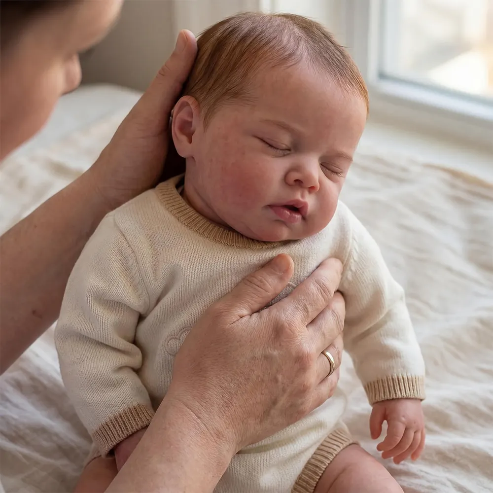 12"/16" Silicone Dolls with Washable Body, Newborn Baby with Real Soft Skin Touch, photograph 2