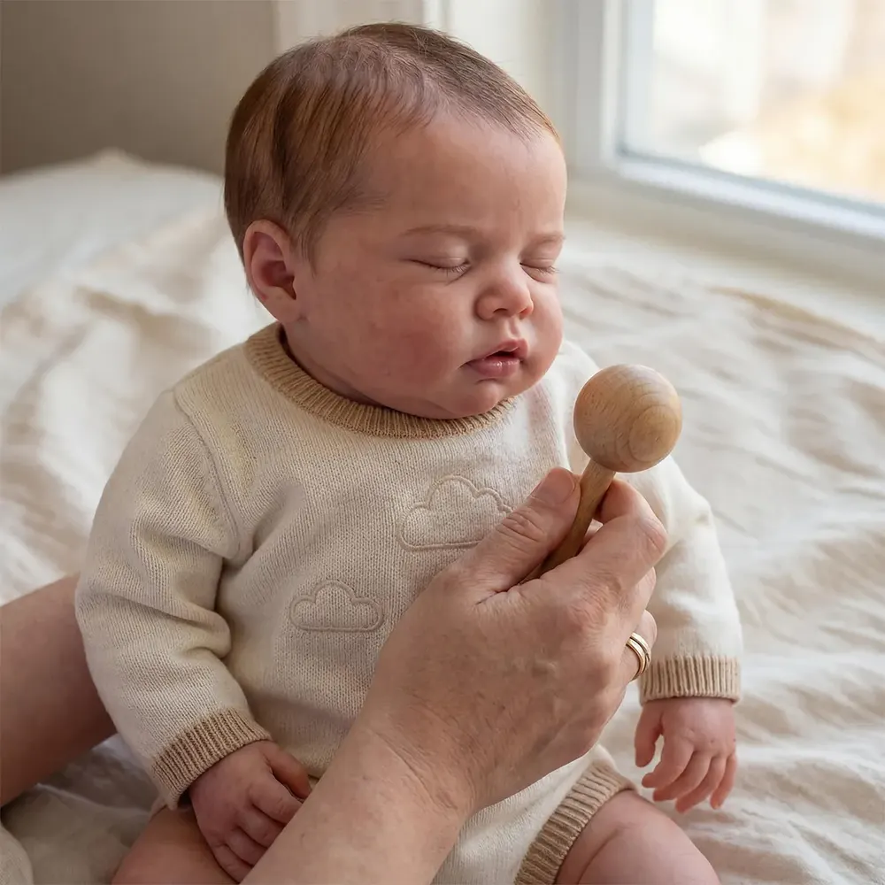 12"/16" Silicone Dolls with Washable Body, Newborn Baby with Real Soft Skin Touch, photograph 6
