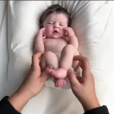 12" & 16" Silicone Reborn Doll with Velvety, Tender Soft Skin