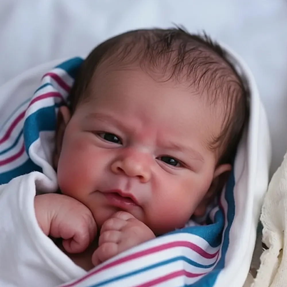 12"&16" Supple and Soft Limbs, Flexible Silicone Reborn Baby Doll Boy Yamiy, photograph 3