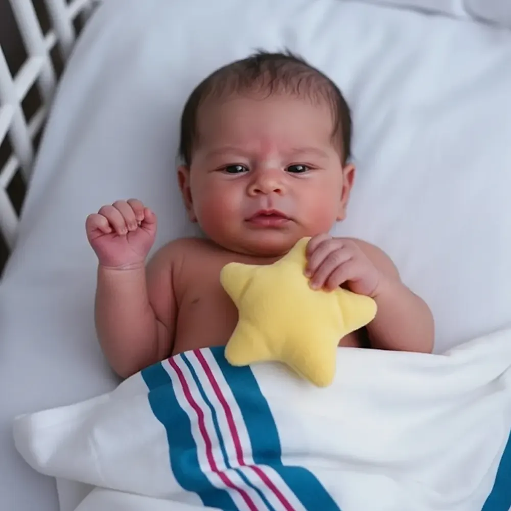 12"&16" Supple and Soft Limbs, Flexible Silicone Reborn Baby Doll Boy Yamiy, photograph 4