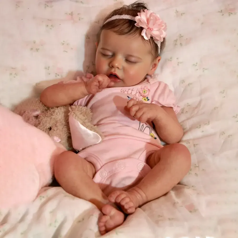 12" & 16" Virginia Fully Squishy Baby Girl, Lifelike & Realistic Handmade Soft, photograph 2