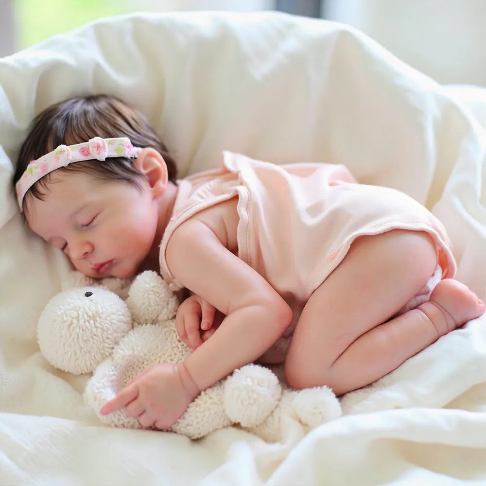 12 and 16" Soft-Skinned Reborn Baby Full Flexible Body Doll Girl or Boy, photograph 2
