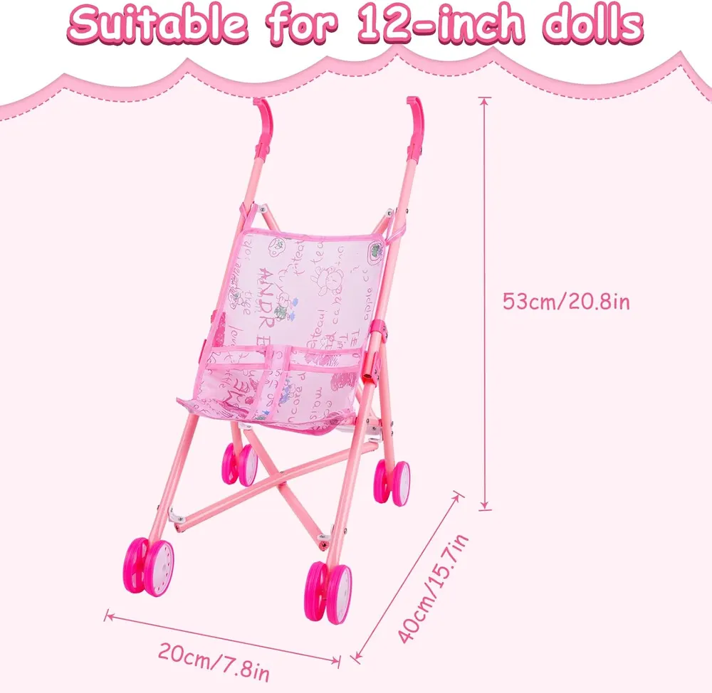 12" Doll Car Gift 9 Pcs Set Reborn Baby Doll Clothes Accessories Set, photograph 3
