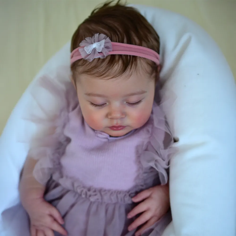 12" & 16" Full Silicone Material Reborn Baby Doll in Asleep