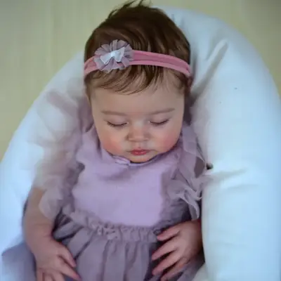 12" & 16" Full Silicone Material Reborn Baby Doll in Asleep