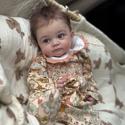 12" & 16" Lifelike Realistic Reborn Baby Doll with Bright Blue Eyes