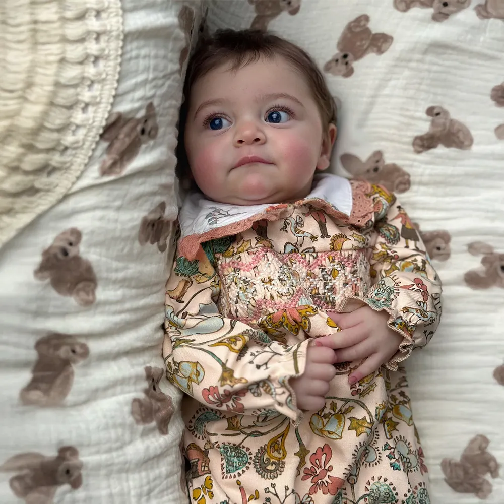 12" & 16" Lifelike Realistic Reborn Baby Doll with Bright Blue Eyes, photograph 2