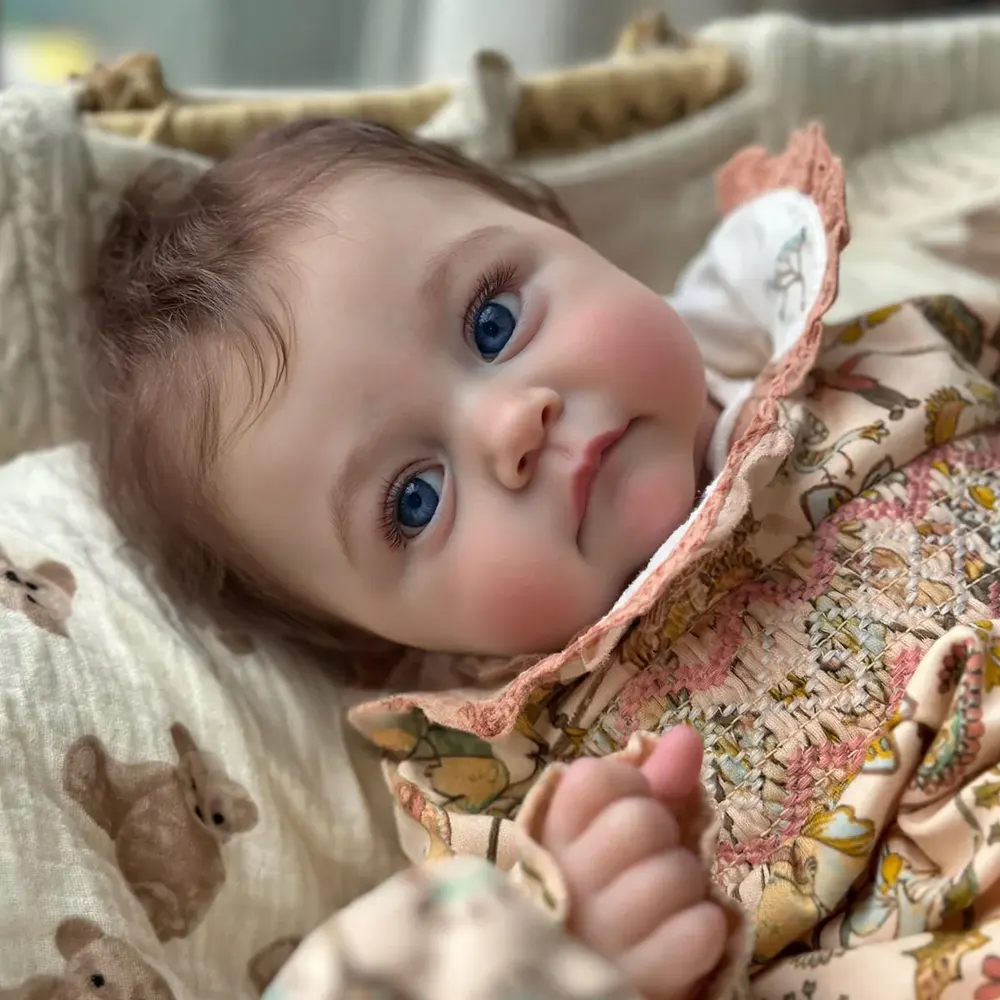 12" & 16" Lifelike Realistic Reborn Baby Doll with Bright Blue Eyes, photograph 3
