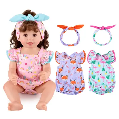 17"-20" 3Pcs Reborn Doll Specials Accessories Multi-style Clothing Set For Girls