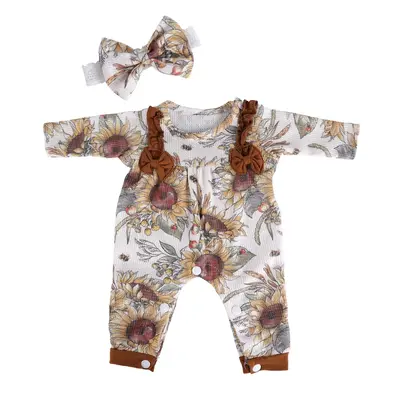 17"-20" Brown for Reborn Girl Baby Accessories 2-Pieces Set