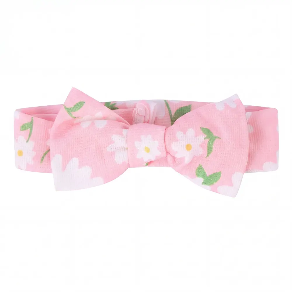 17"-20" Pink Floral Daisy Print Romper for 4 Pcs for Reborn Babies, photograph 3