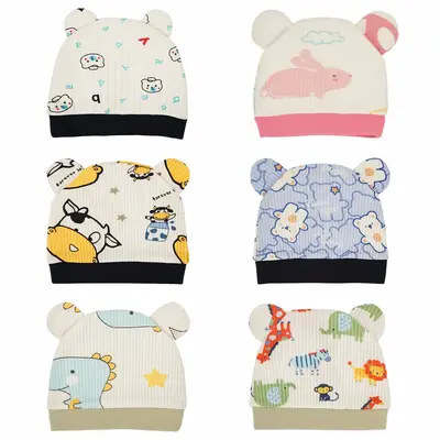 17"-22" Cartoon Hat 6 Pcs Reborn Baby Doll Accessories Set