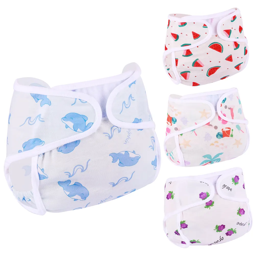 17"-22" Fruit Animal Nappy Clothes 4-Pieces Set Clothing Accessories, photograph 2