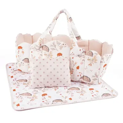 17"-22" Hedgehog Basket Reborn Baby Doll Accessories Set