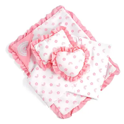 17"-22" Pink 4 Pcs Reborn Baby Doll Accessories Set