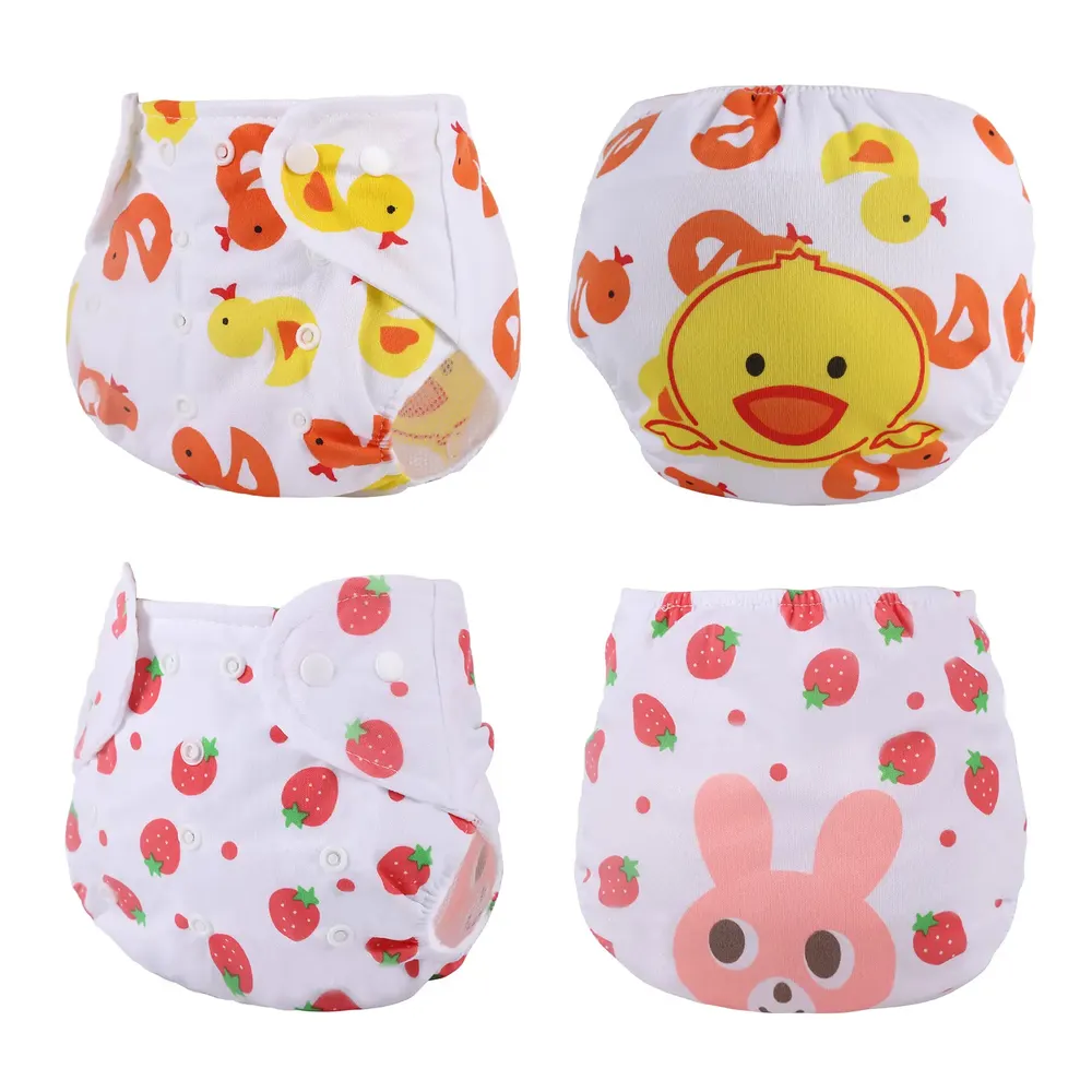 17"-22" Reborn Baby Washable Reusable 2 Pcs Nappies Pants Accessories