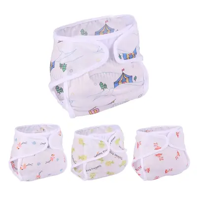 17"-22" Tropical Animal Nappy Clothes 4-Pieces Set Clothing Accessories