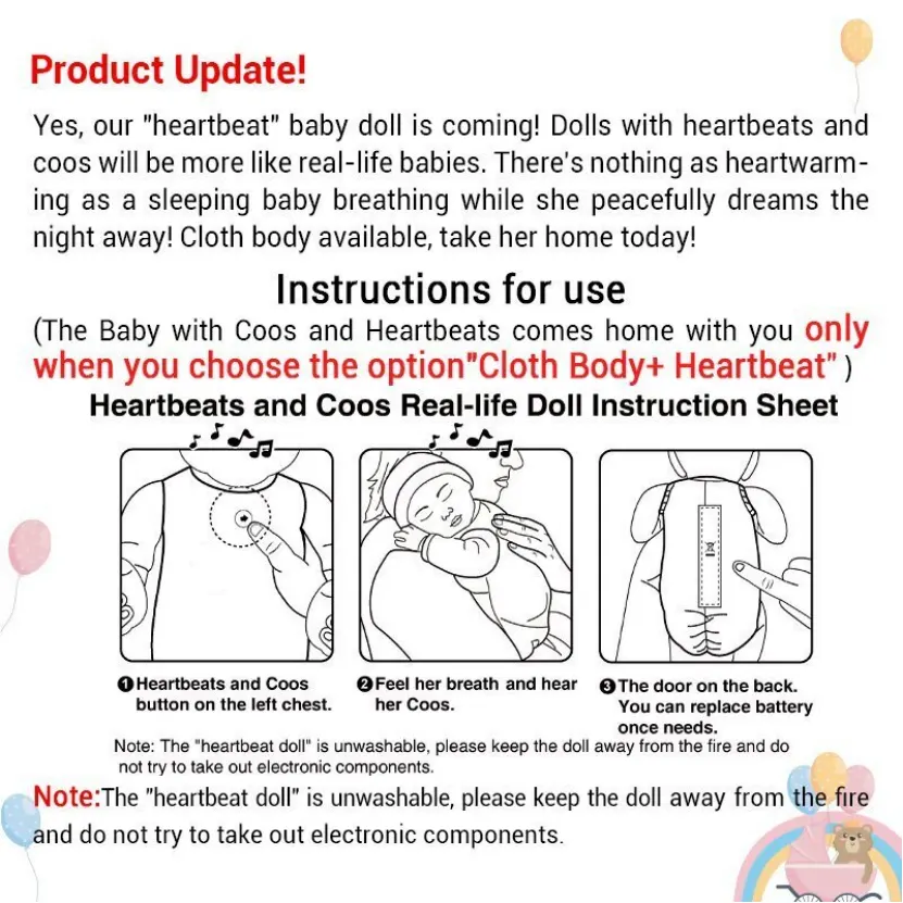 17" Bansy and Tuner Twins Girls Touch Real Reborn Newborn Baby Doll, photograph 4