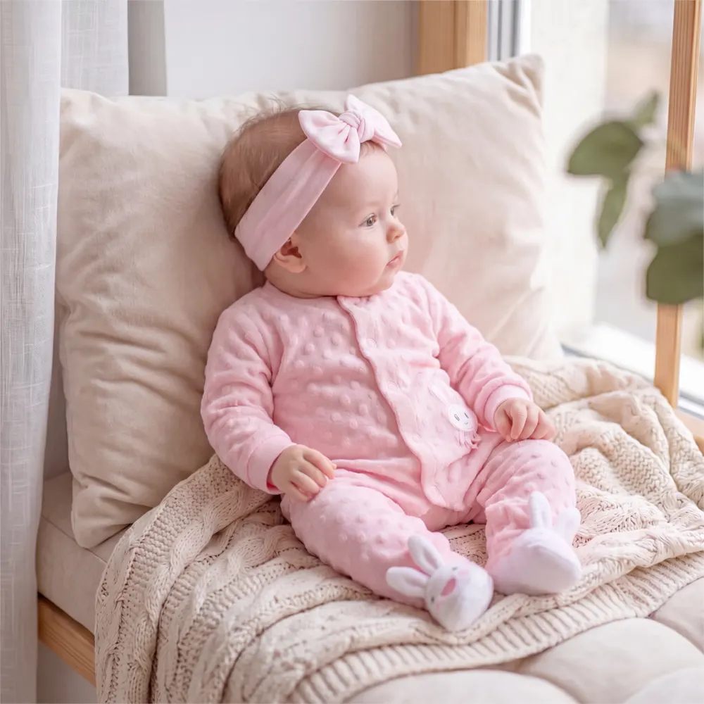 17" Lifelike Reborn Baby Girl with Soft Vinyl BodyRealistic Expression – Belle, photograph 4