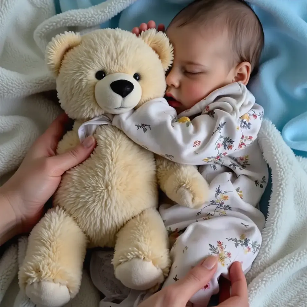 17" Preemie Reborn Babies Lifelike Sleeping Weighted Silicone Newborn Baby Girls, photograph 6