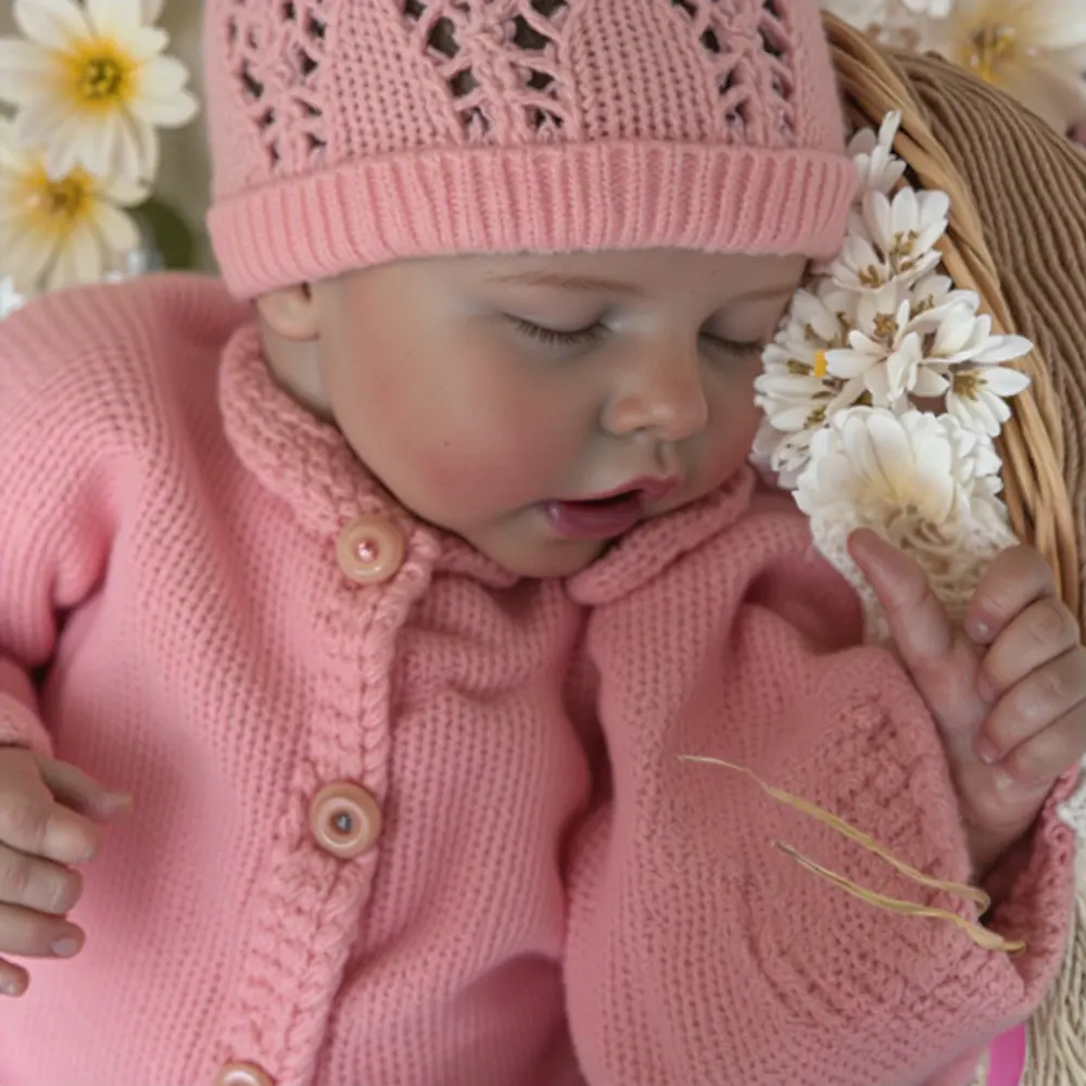17" Real Lifelike Halle Reborn Silicone Vinyl Baby Doll Girl, photograph 4