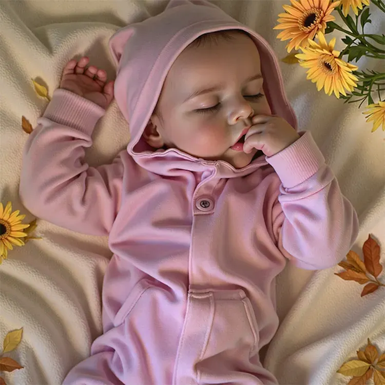 17" Realistic Lifelike Marilla Silicone Reborn Newborn Baby Doll Girl