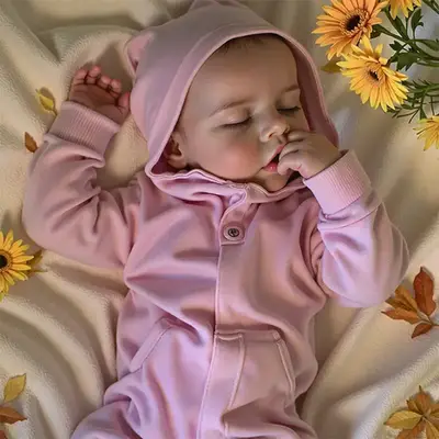17" Realistic Lifelike Marilla Silicone Reborn Newborn Baby Doll Girl