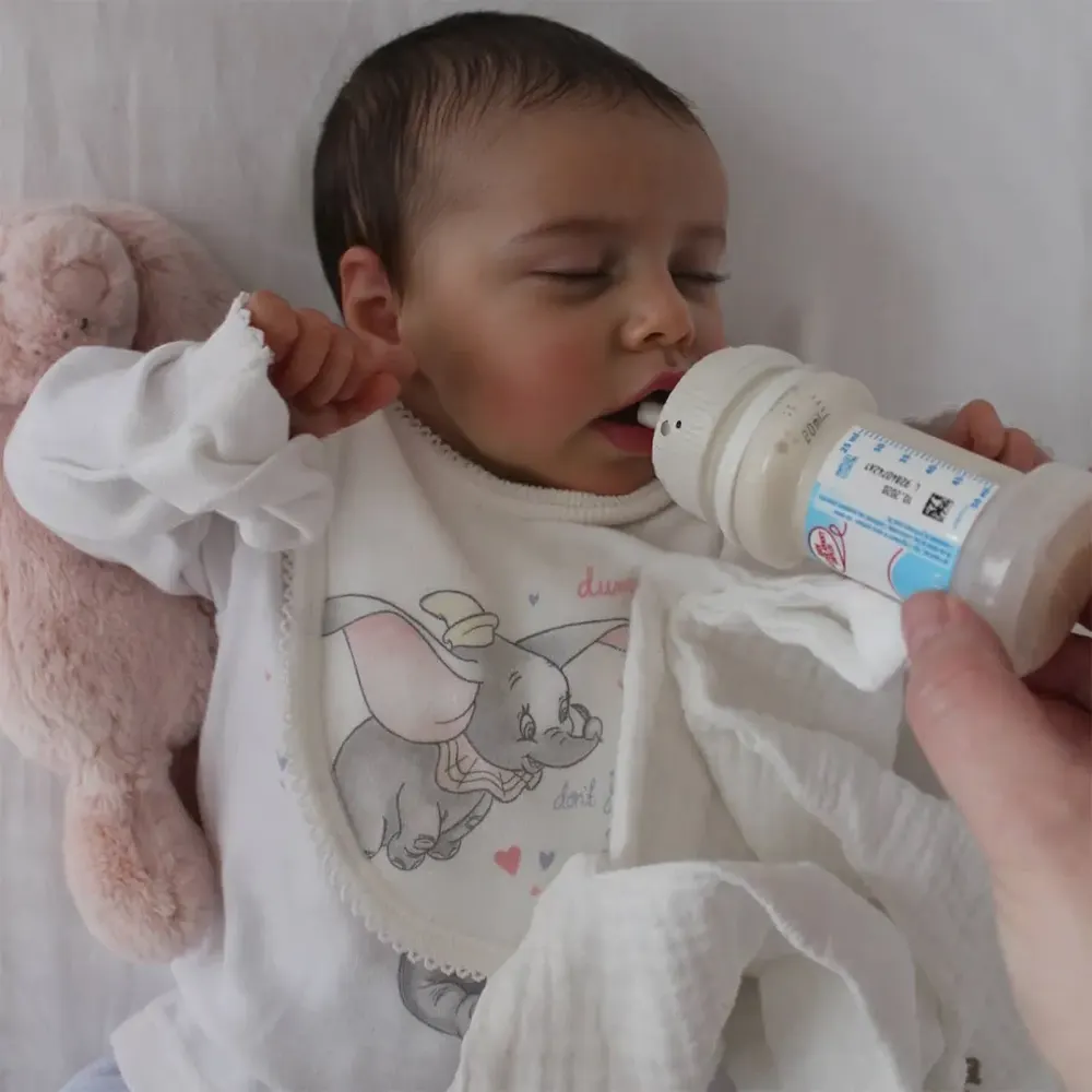 17" Realistic Reborn Baby Doll with Heartbeat Coos and Breath