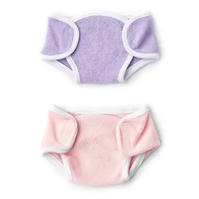 17"-22" 2-Pack Nappy Reborn Baby Clothes Cover Set Accessories for Reborn Baby Dolls