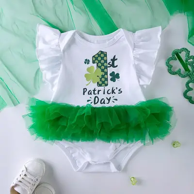 20"-22" Green Knitted Skirt for Reborn Girl Baby Accessories Set