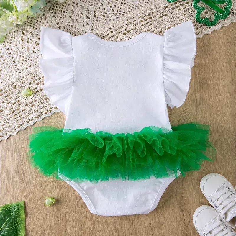 20"-22" Green Knitted Skirt for Reborn Girl Baby Accessories Set, photograph 2