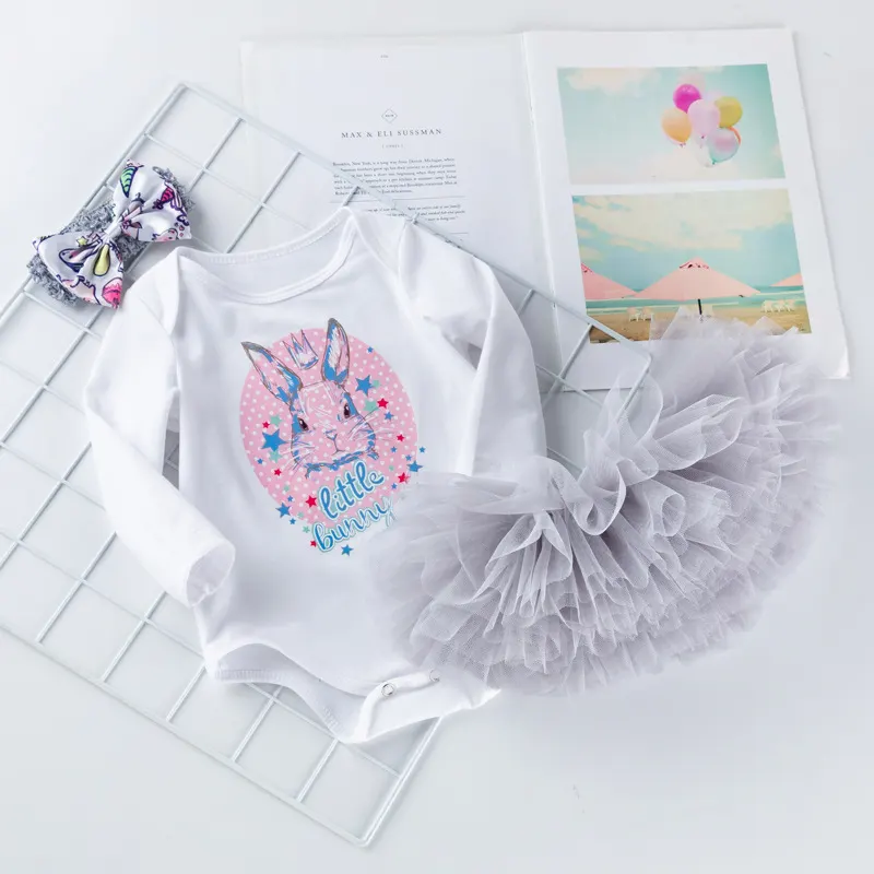 20"-22" Grey Skirt for Reborn Girl Baby Accessories 3-Pieces Set