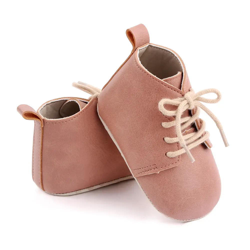 20"-22" Reborn Baby Pink Leather Shoes Accessories