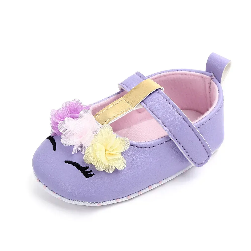 20"-22" Reborn Baby Girl Purple Unicorn Shoes Accessories, photograph 2