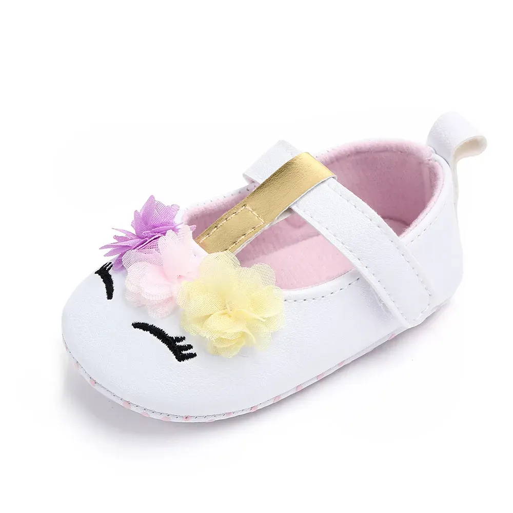 20"-22" Reborn Baby Girl White Unicorn Shoes Accessories, photograph 2