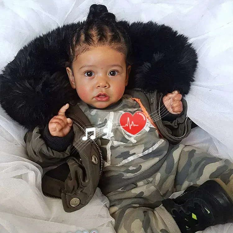 20" African American Black Toddler Reborn Baby Doll Girl Jodie, Best Birthday, photograph 4