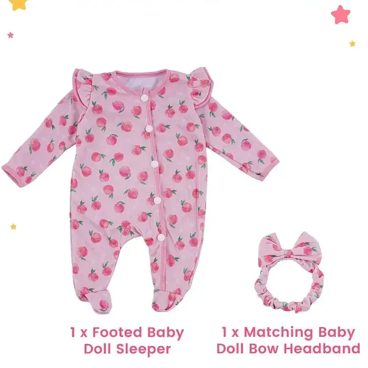 20" Cute Fruit Crawler Suit for Reborn Baby, photograph 2