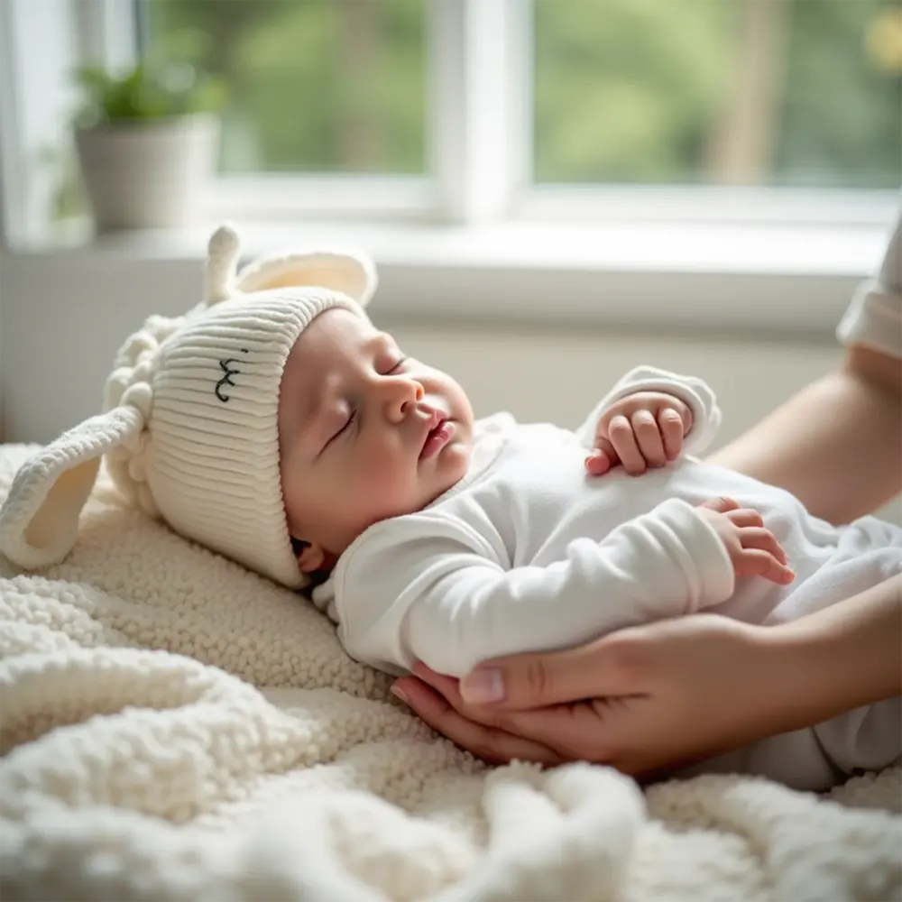 20" Cute Realistic Handmade Sleeping Girl Reborn Baby Doll Haddisa, photograph 6