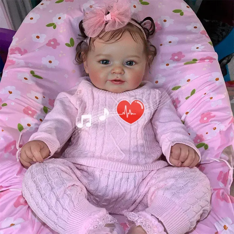 20" Eyes Opened Reborn Baby Doll Realistic Reborn Baby Toddlers Girl Madren, photograph 5