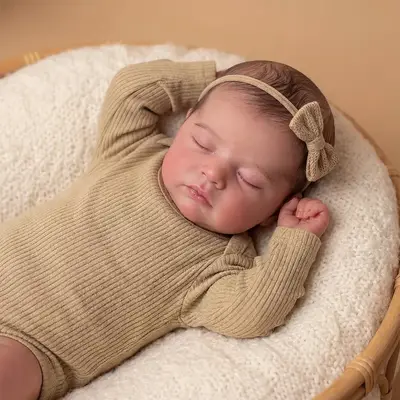 20" Heartbeat and Coos Reborn Baby Doll Featuring Gentle Rise-and-Fall Breathing