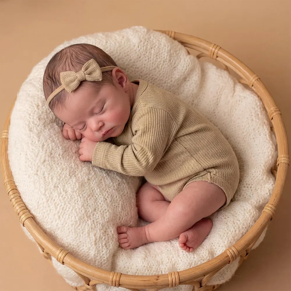 20" Heartbeat and Coos Reborn Baby Doll Featuring Gentle Rise-and-Fall Breathing, photograph 5
