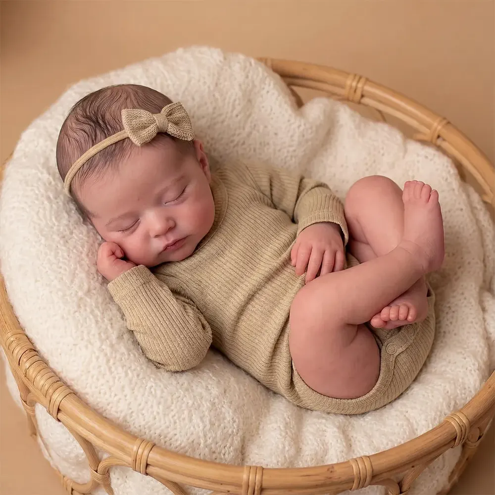 20" Heartbeat and Coos Reborn Baby Doll Featuring Gentle Rise-and-Fall Breathing, photograph 6