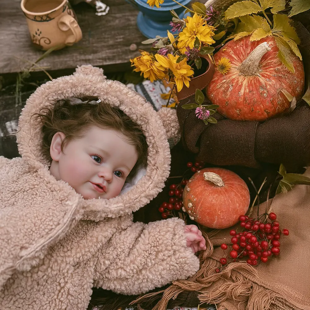 20" [Heartbeat Coos & Breath] Reborn Baby Doll Clear and Bright Blinking Eyes, photograph 5