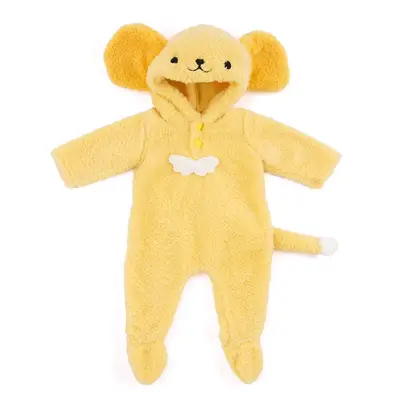 20" Cute Yellow Animal Plush Romper for Reborn Dolls