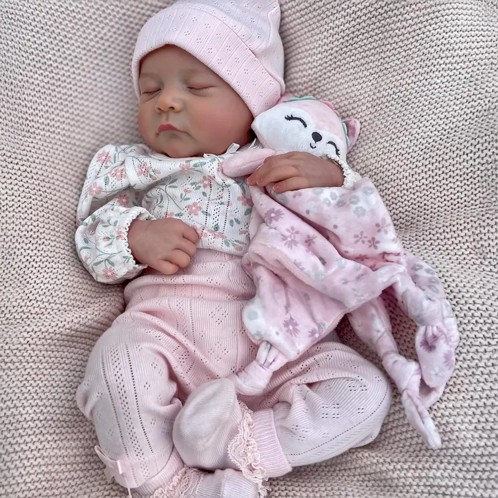 20" Real Lifelike Reborn Baby Doll with Heartbeat and Breath, photograph 4