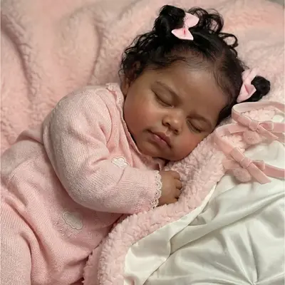 20" Lifelike African American Reborn Baby Girl – Seren, Perfect Present