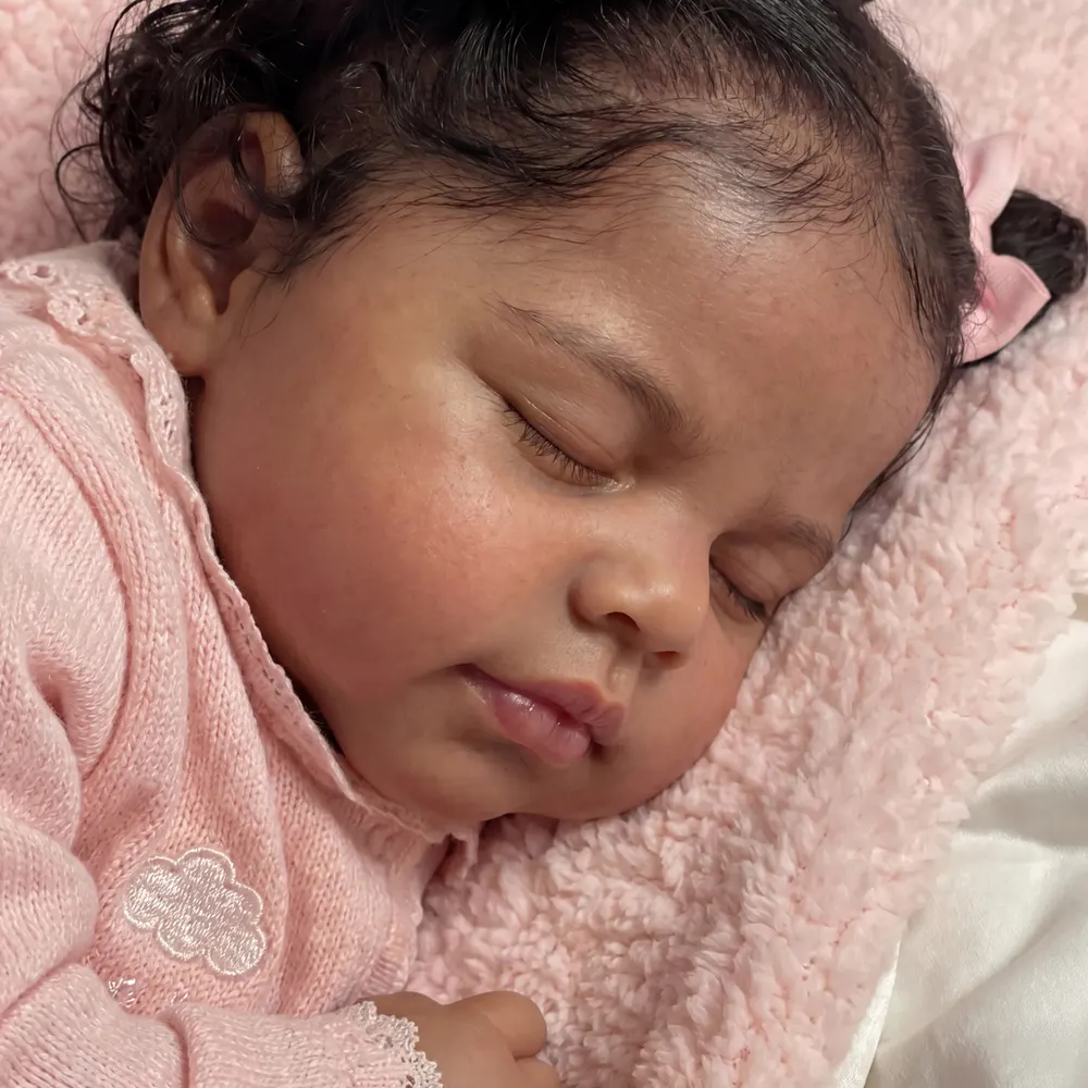 20" Lifelike African American Reborn Baby Girl – Seren, Perfect Present, photograph 2