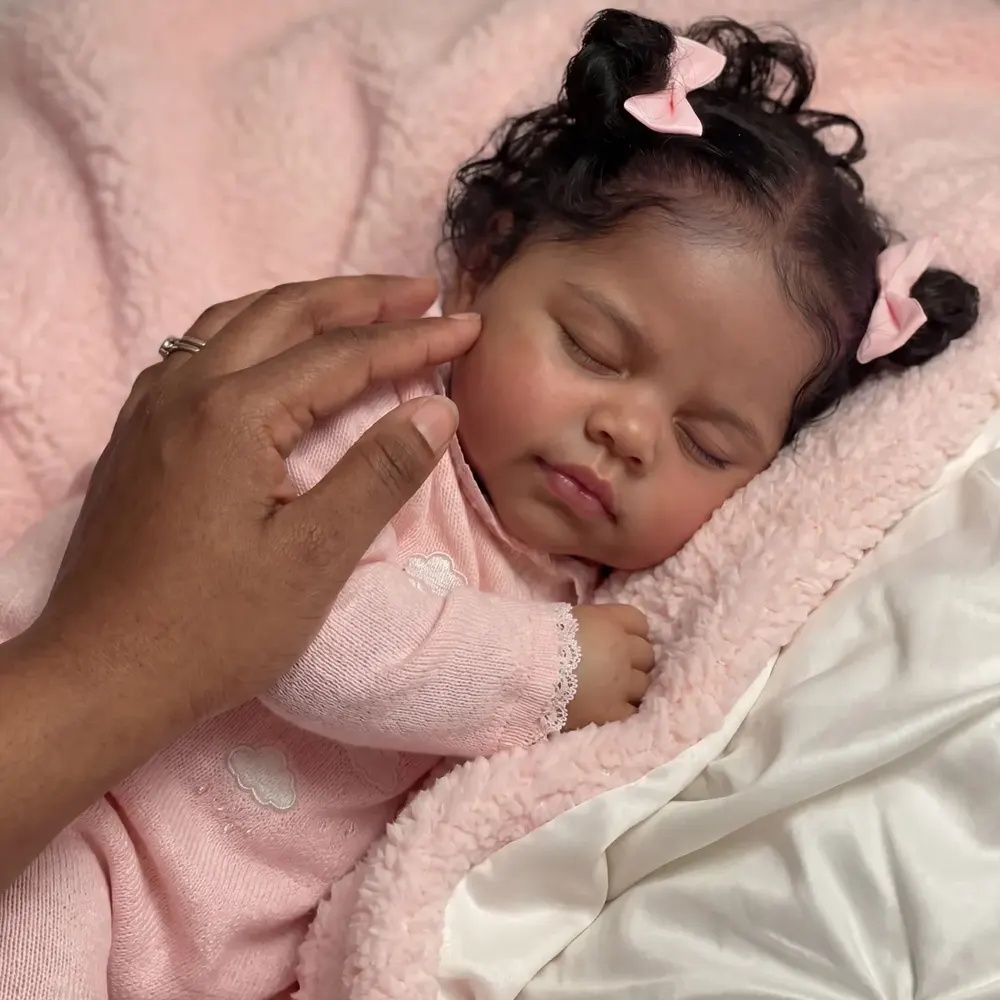 20" Lifelike African American Reborn Baby Girl – Seren, Perfect Present, photograph 6