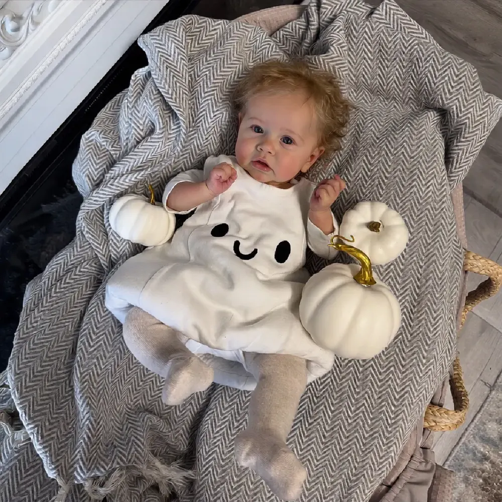 20" Lifelike Reborn Baby Dolls with Blonde Hair, photograph 2